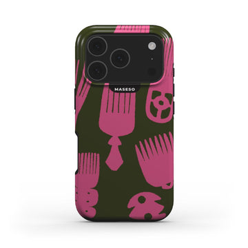 Pink Combs case for iPhone 17 pro max