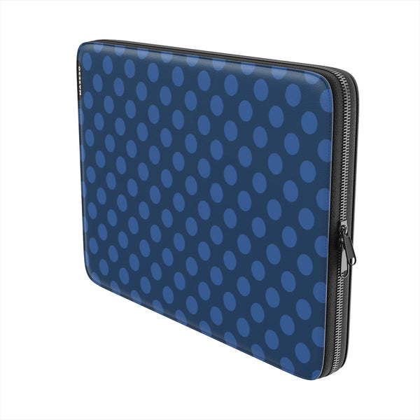 Blue polka laptop sleeve | Maseso