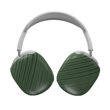 Leaf Me - green floral design AirPods Max Case | Maseso