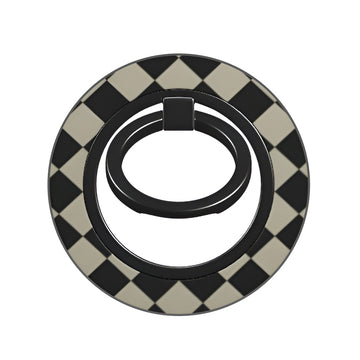 Checkered Grounds Magnetic Phone Ring Holder | Maseso