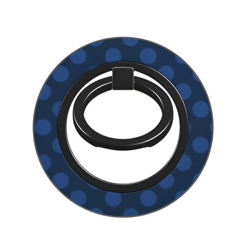 Blue Polka Dots Magnetic Phone Ring Holder | Maseso